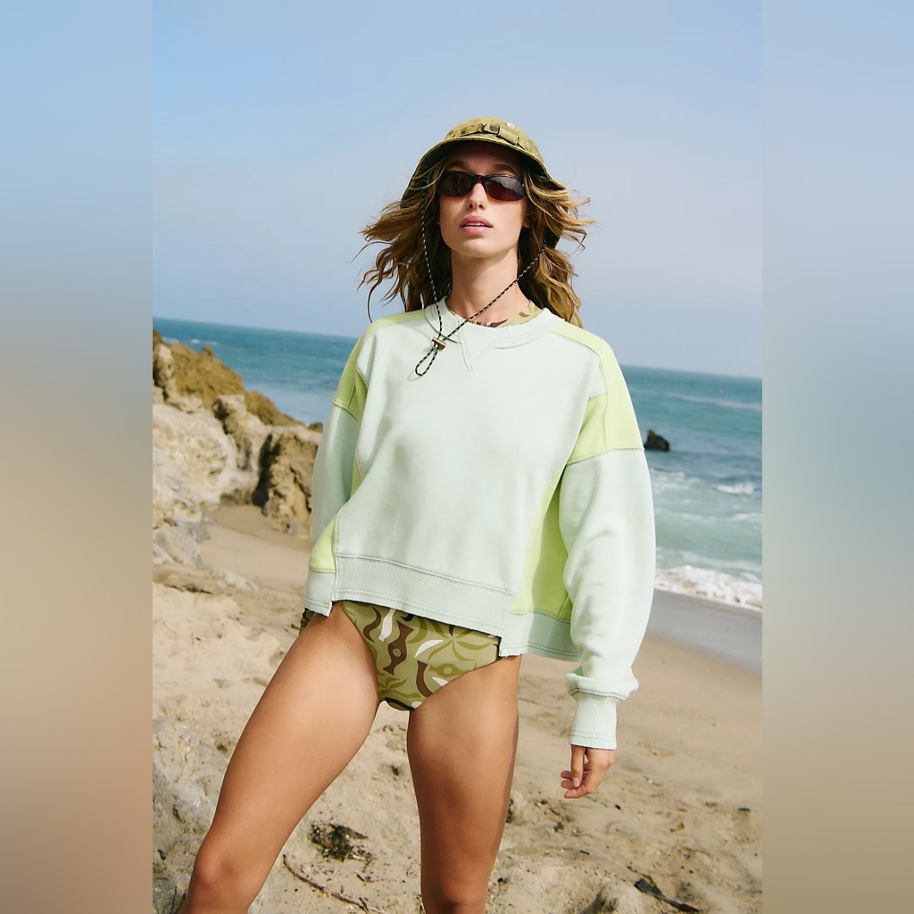 Fp Movement By Free People Intercept Colorblock Pullover | Size Xs | Read